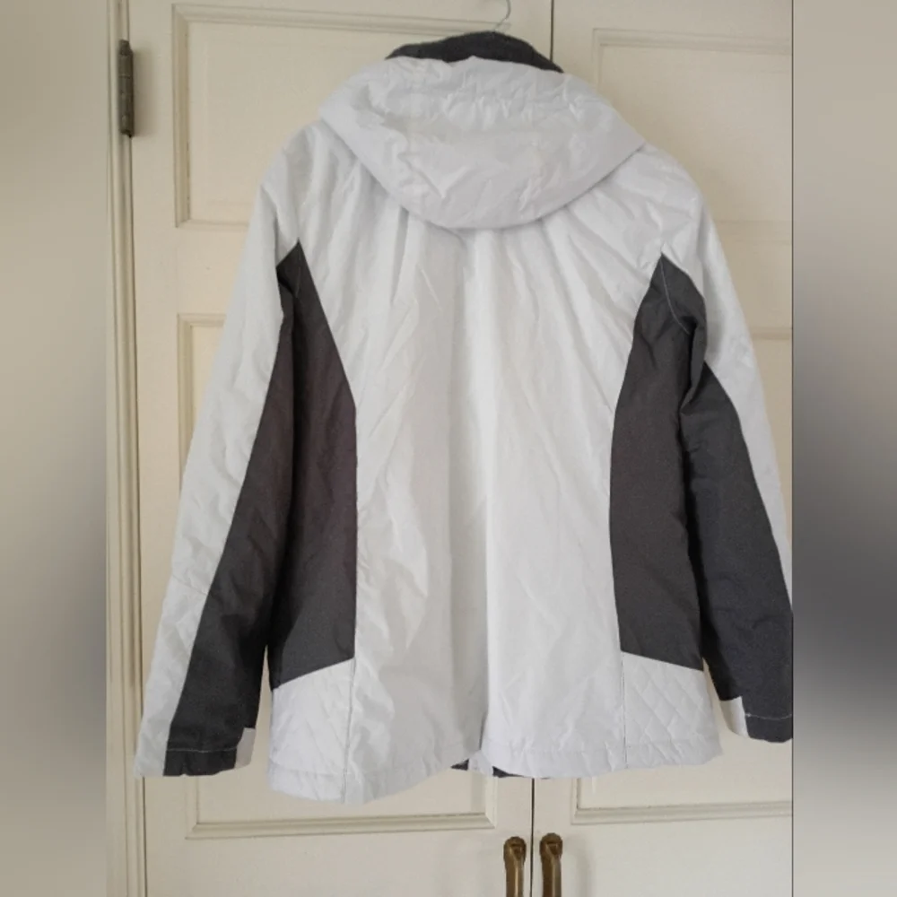 White and Gray Women's Jacket Size L - Picture 4 of 7